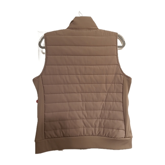 Reebok Getaway Woven Full Zip Vest Deep Taupe Brown SIZE L - Picture 4 of 11